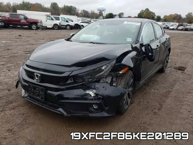 19XFC2F86KE201289 фото 3