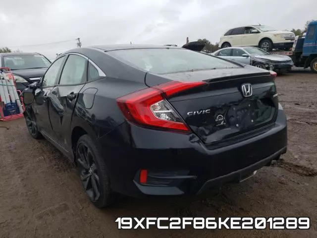 19XFC2F86KE201289 фото 4