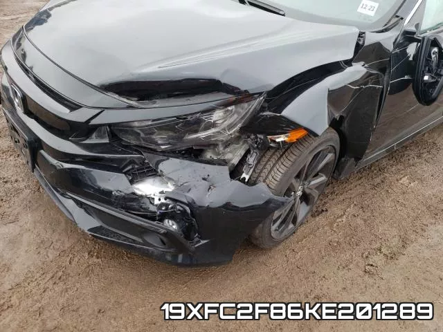 19XFC2F86KE201289 фото 10