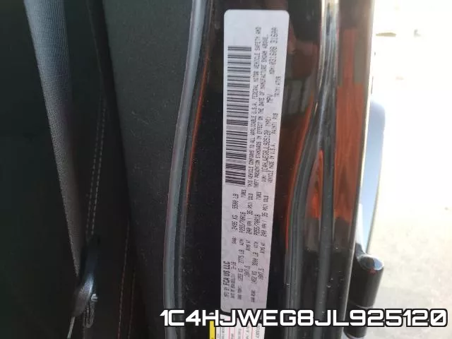 1C4HJWEG8JL925120 фото 2