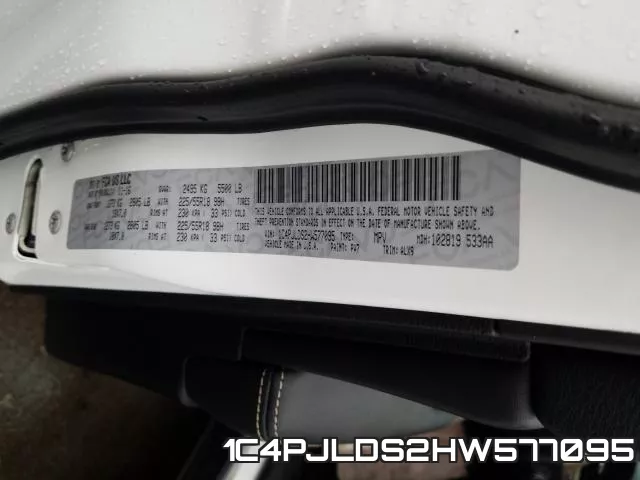 1C4PJLDS2HW577095 фото 2