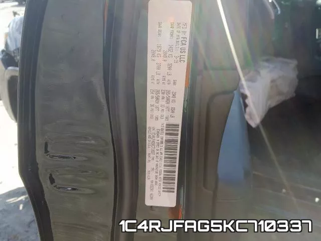 1C4RJFAG5KC710337 фото 2