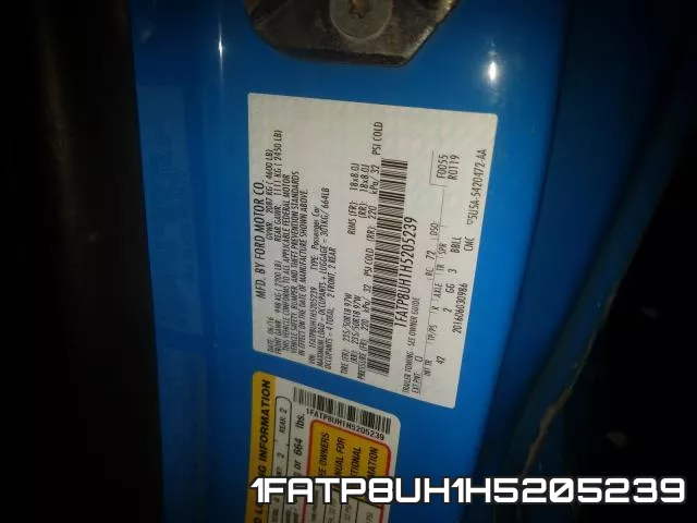 1FATP8UH1H5205239 фото 2