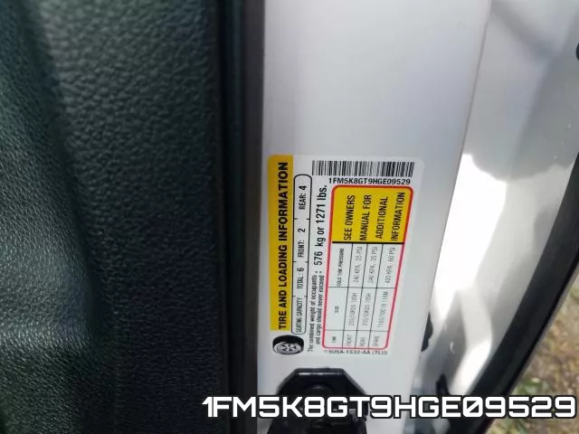 1FM5K8GT9HGE09529 фото 2