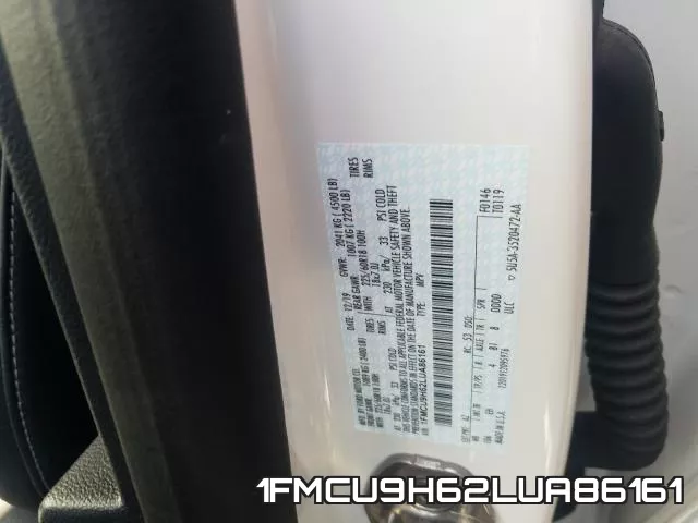 1FMCU9H62LUA86161 фото 2