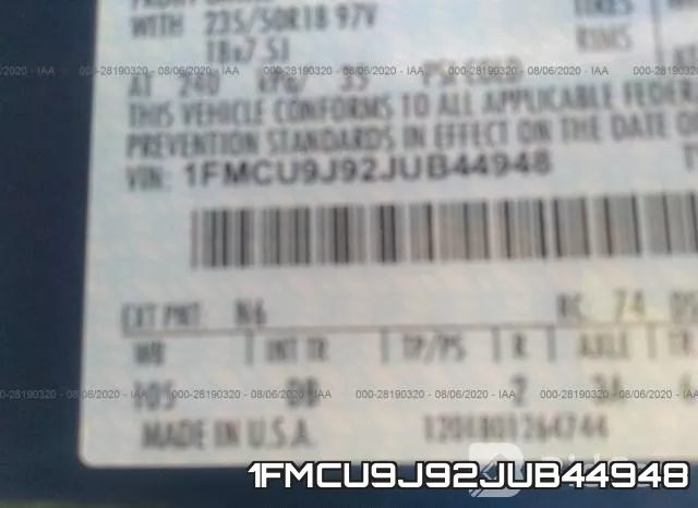 1FMCU9J92JUB44948 фото 10