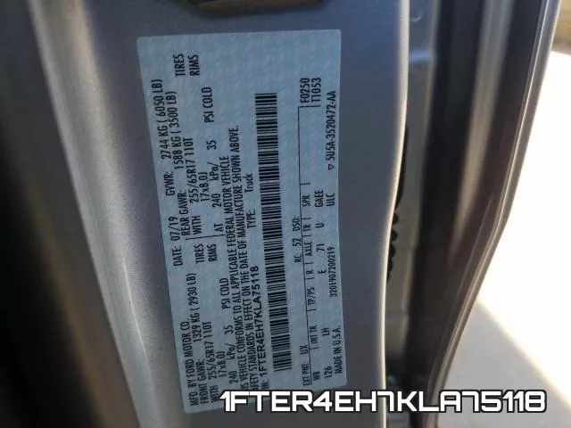 1FTER4EH7KLA75118 фото 2