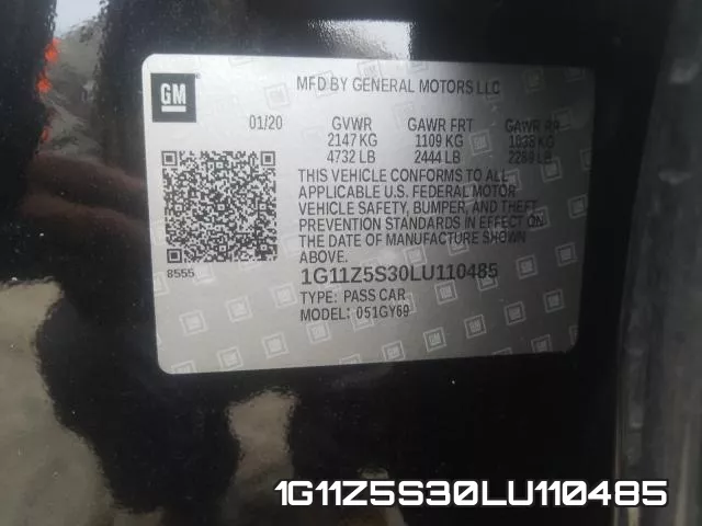 1G11Z5S30LU110485 фото 2