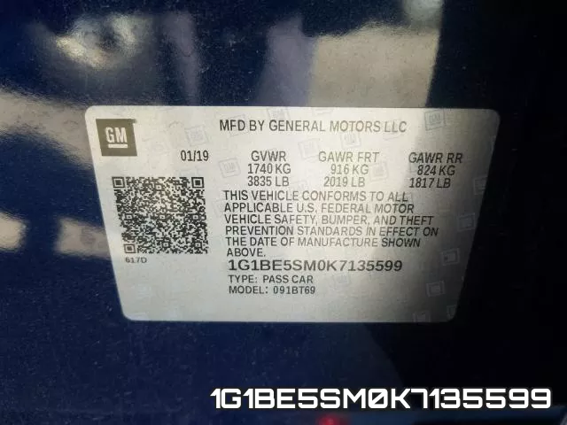 1G1BE5SM0K7135599 фото 2