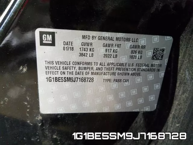 1G1BE5SM9J7168728 фото 2