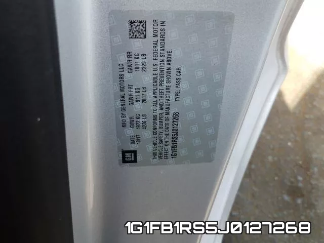 1G1FB1RS5J0127268 фото 2