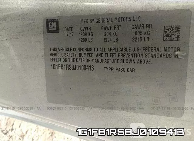 1G1FB1RS8J0109413 фото 10