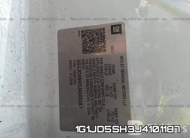 1G1JD5SH3J4101187 фото 10
