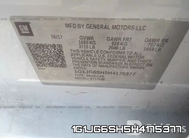 1G1JG6SH5H4175377 фото 10