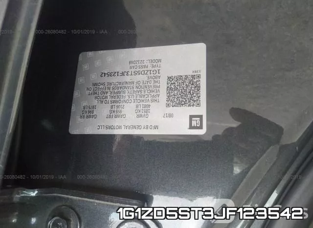 1G1ZD5ST3JF123542 фото 10