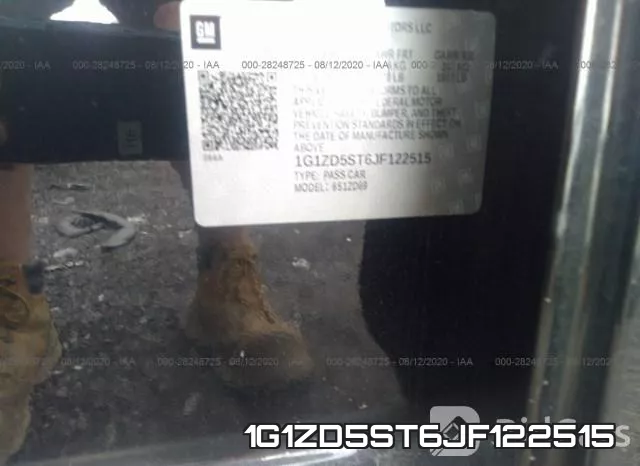 1G1ZD5ST6JF122515 фото 10