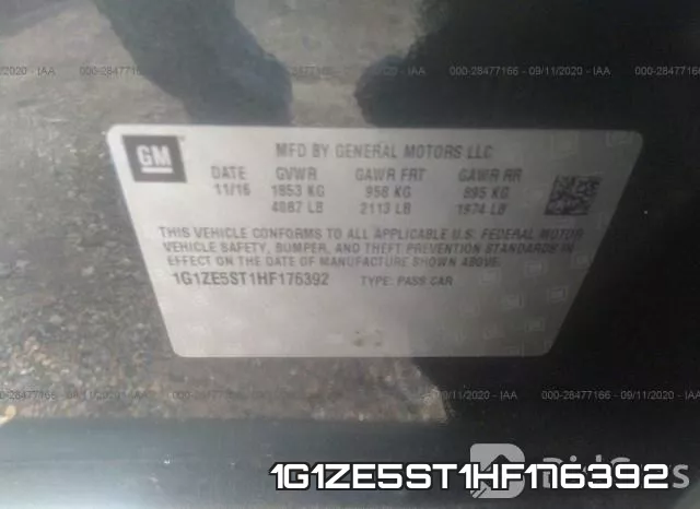 1G1ZE5ST1HF176392 фото 10