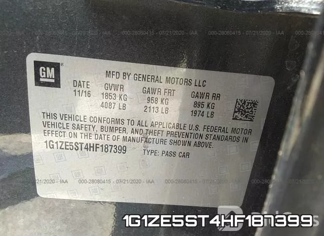 1G1ZE5ST4HF187399 фото 10