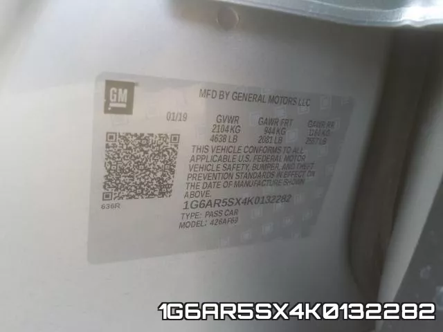 1G6AR5SX4K0132282 фото 2