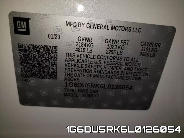 1G6DU5RK6L0126054 фото 2