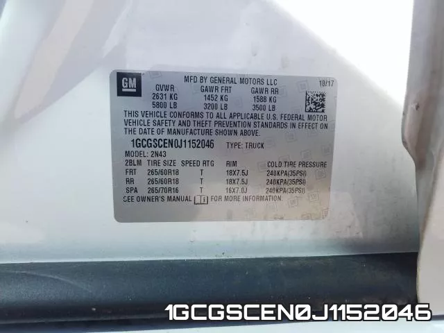 1GCGSCEN0J1152046 фото 2