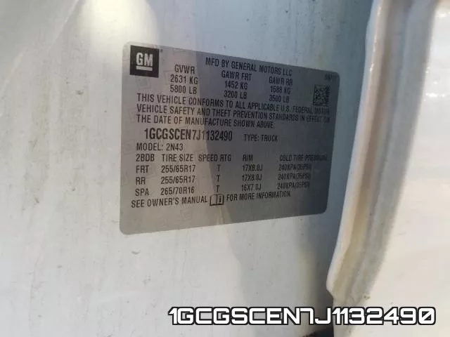 1GCGSCEN7J1132490 фото 2