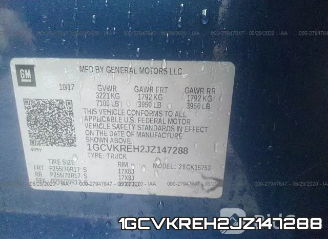 1GCVKREH2JZ147288 фото 10