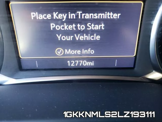 1GKKNMLS2LZ193111 фото 9