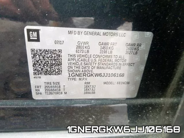 1GNERGKW6JJ106168 фото 2