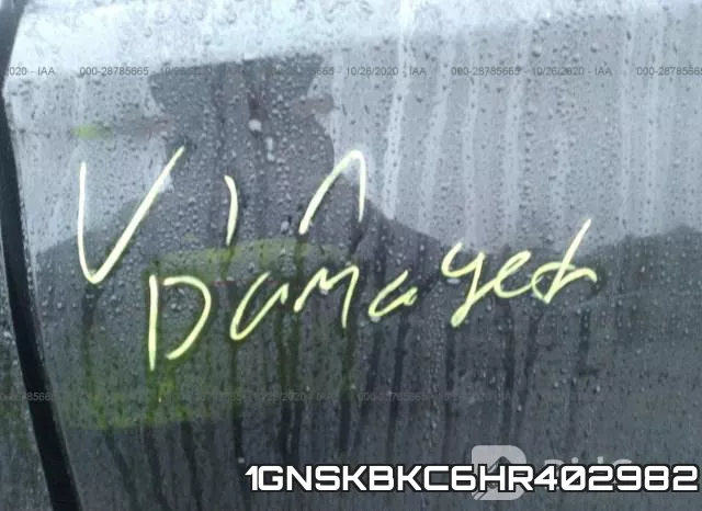 1GNSKBKC6HR402982 фото 10