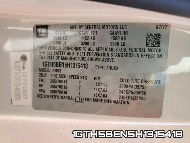 1GTH5BEN5H1315418 фото 2