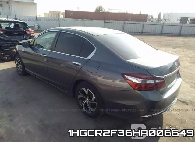 1HGCR2F36HA006649 фото 4
