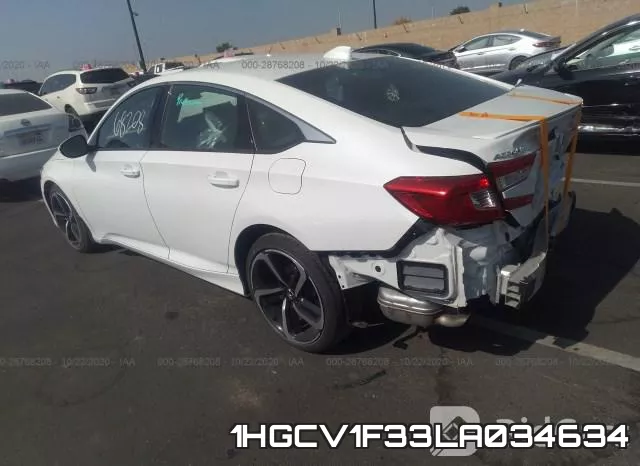 1HGCV1F33LA034634 фото 3
