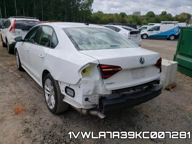 1VWLA7A39KC007281 фото 4