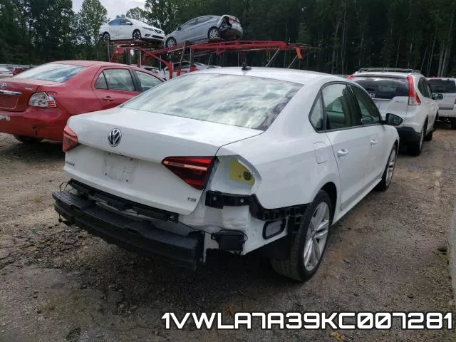 1VWLA7A39KC007281 фото 5