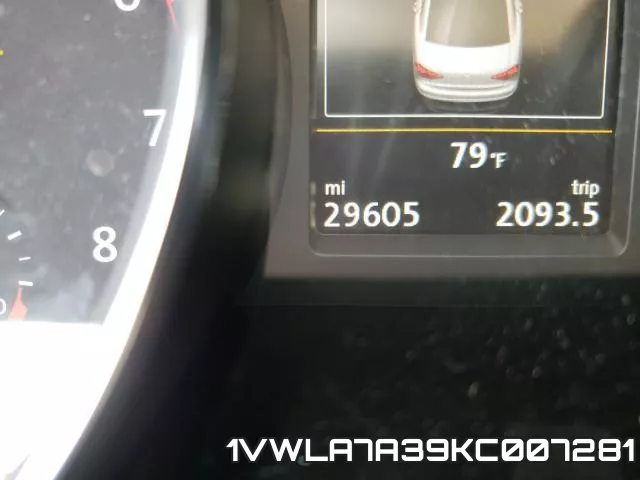 1VWLA7A39KC007281 фото 9