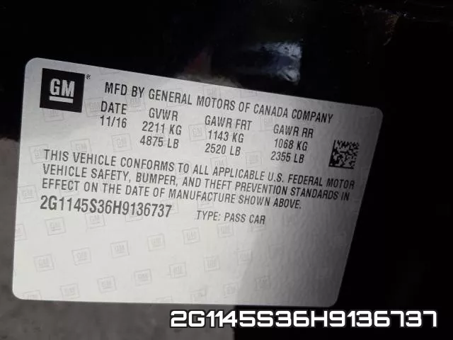 2G1145S36H9136737 фото 2