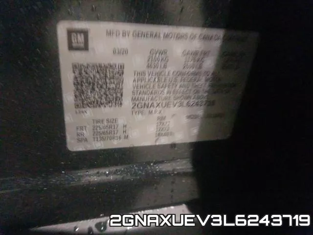 2GNAXUEV3L6243719 фото 2