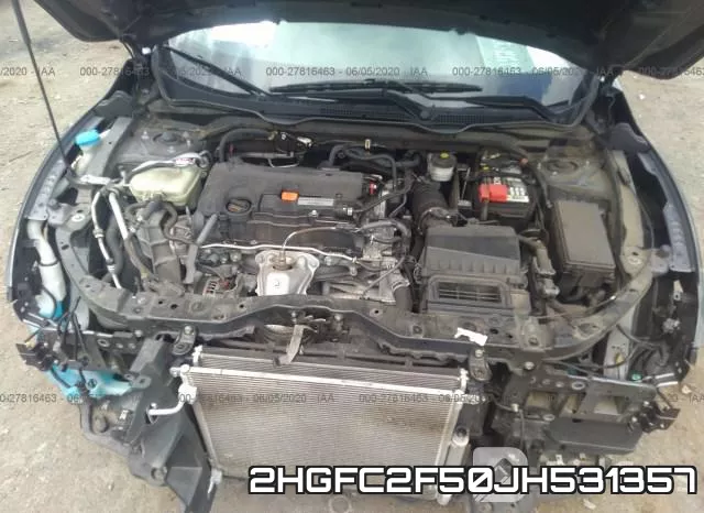 2HGFC2F50JH531357 фото 2