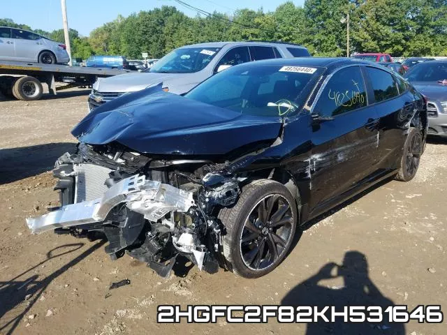 2HGFC2F82KH531646 фото 3
