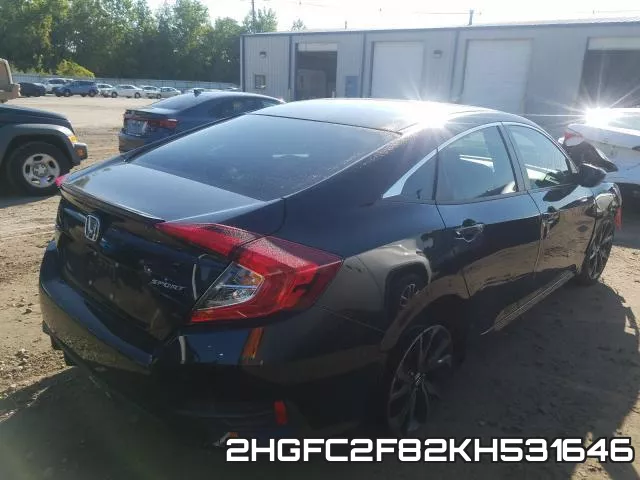 2HGFC2F82KH531646 фото 5