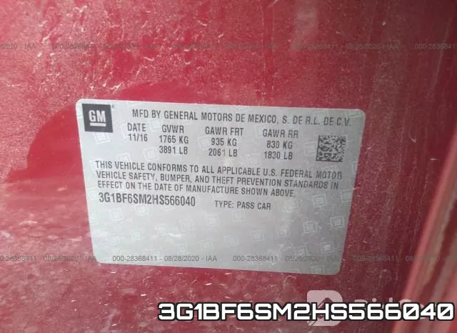 3G1BF6SM2HS566040 фото 10