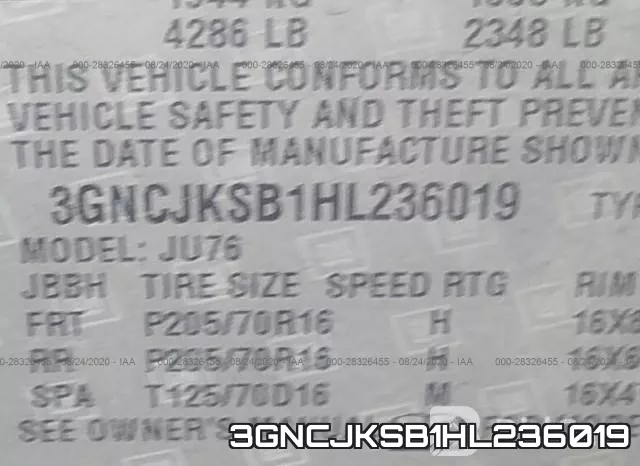 3GNCJKSB1HL236019 фото 10
