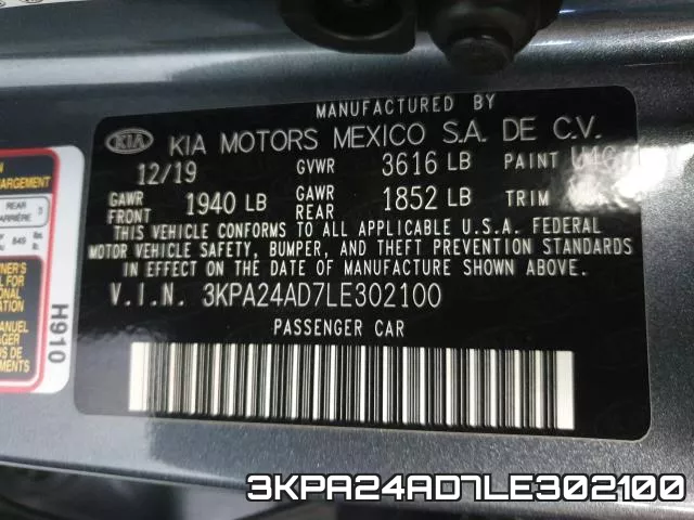 3KPA24AD7LE302100 фото 2