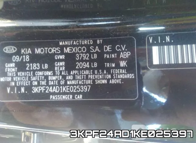 3KPF24AD1KE025397 фото 10
