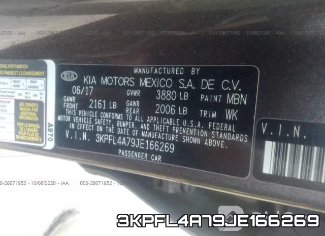 3KPFL4A79JE166269 фото 9