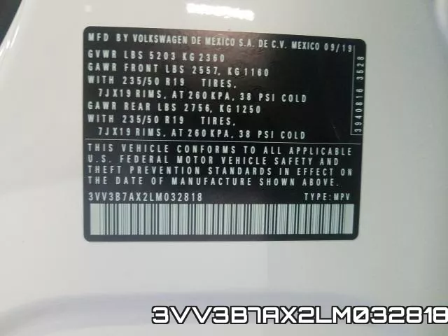 3VV3B7AX2LM032818 фото 2