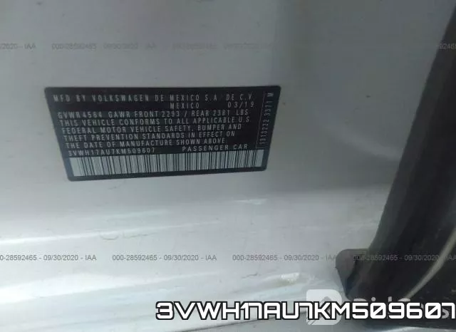 3VWH17AU7KM509607 фото 10