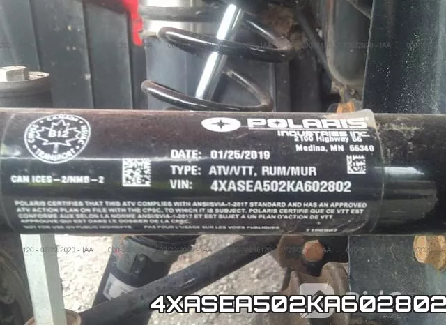 4XASEA502KA602802 фото 2