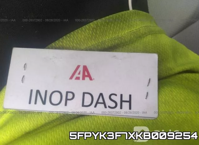 5FPYK3F7XKB009254 фото 8